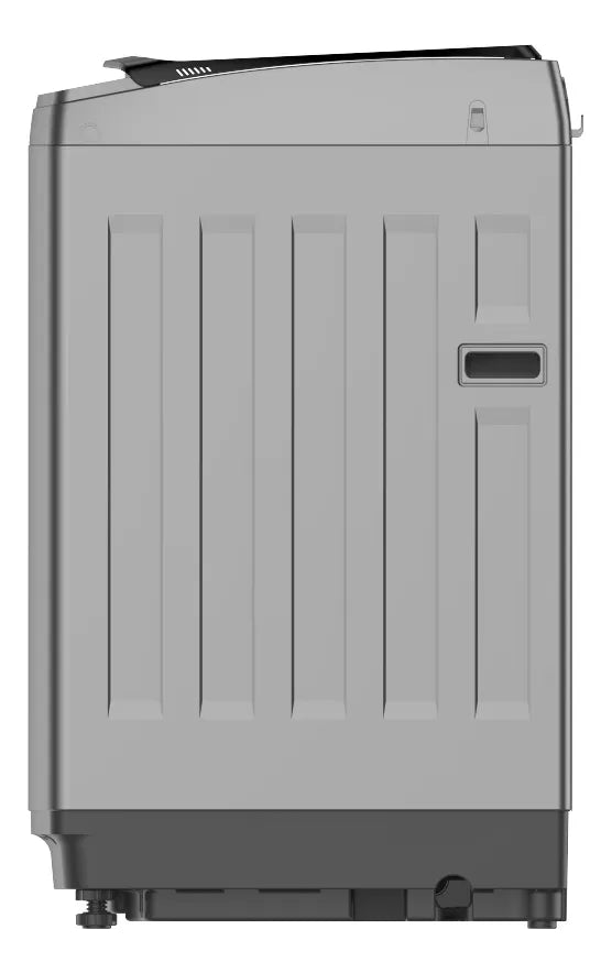 Lavadora Carga Superior 10 Kg Gris Acero Inoxidable Midea