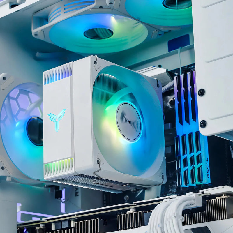 Enfriador de CPU Jonsbo Cr1000 Evo Argb blanco, CPU Silent Series R