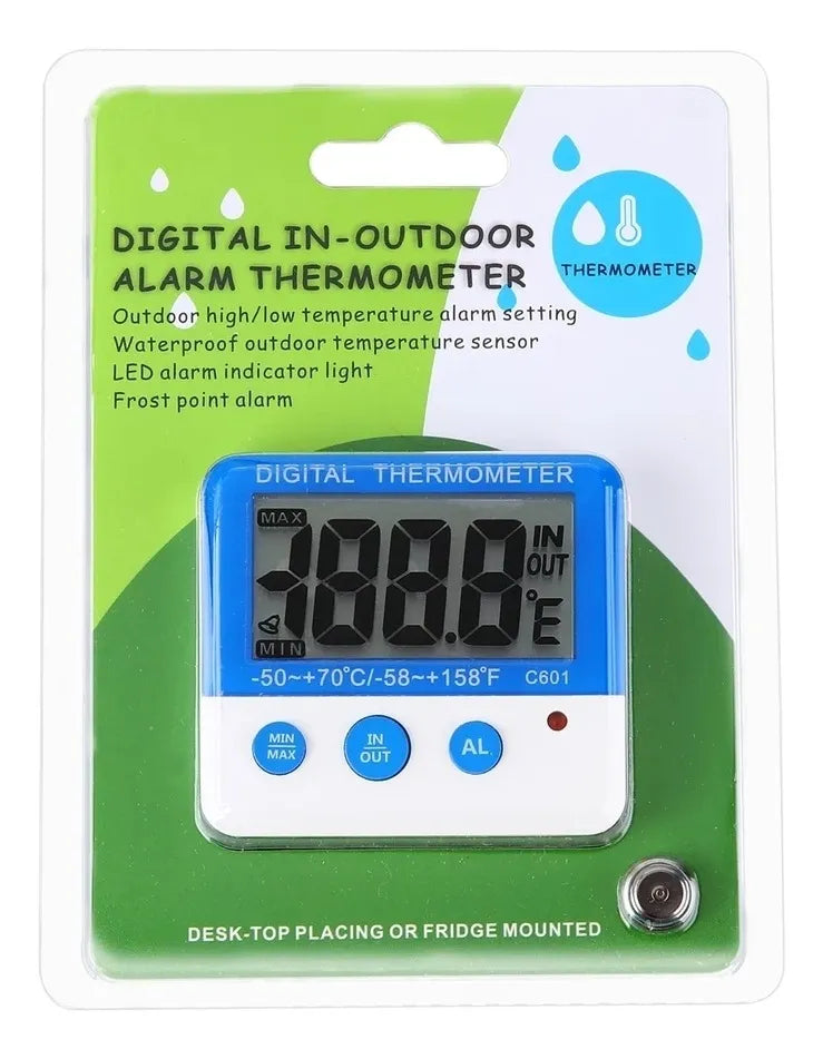 Termómetro Digital Nevera Con Alarma