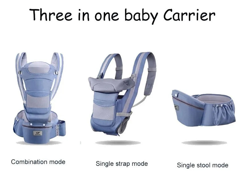 Cargador Canguro Para Bebe Niño Y Niña Jonebel Color Azul Oscuro Algodón Talla M