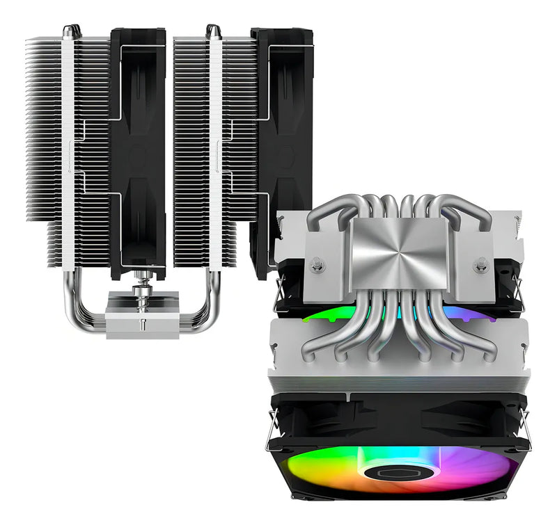 Enfriamiento Cpu Cooler Master Hyper 620s Argb Led Negro/plata