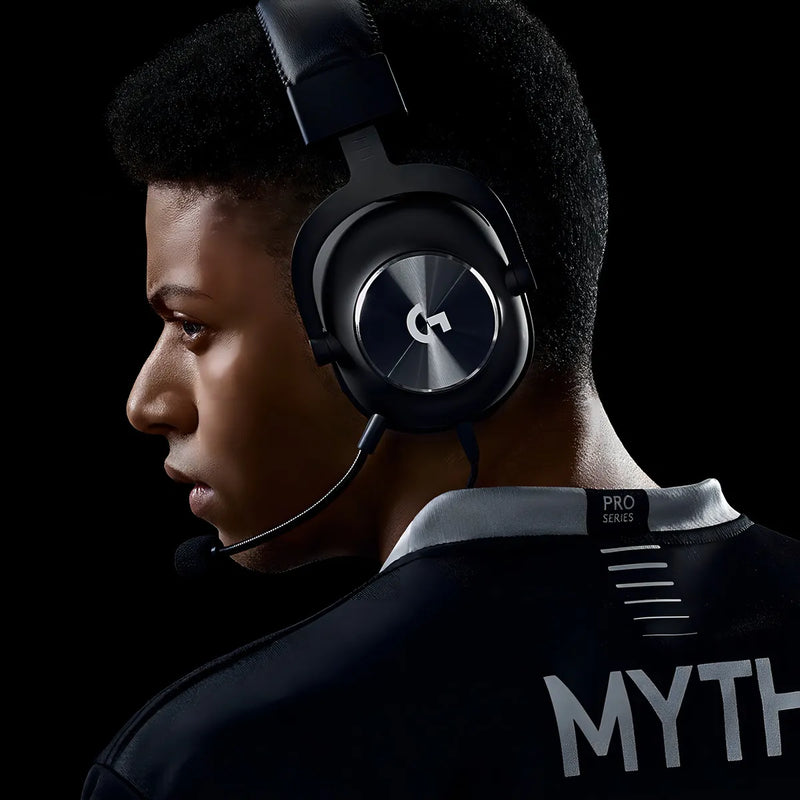 Audífonos gamer alámbricos Logitech G G Pro negro