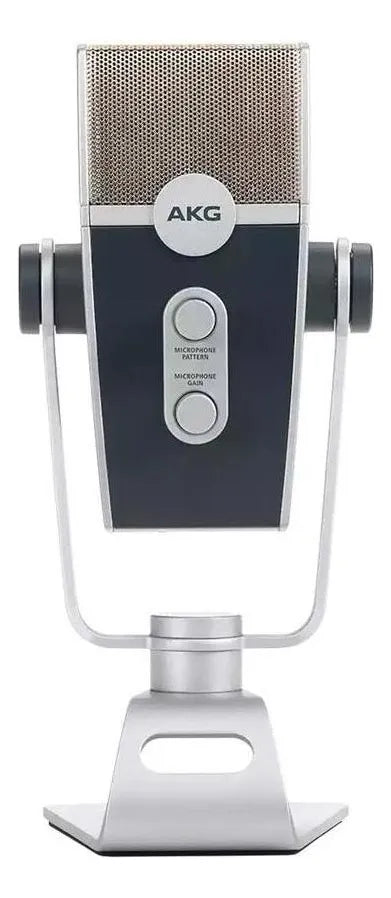 Micrófono AKG Lyra Condensador Estéreo color azul/plataS