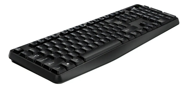 Teclado Genius Kb-117 Multimedia Usb Universal Negro Español Idioma Español Color Del Teclado Negro