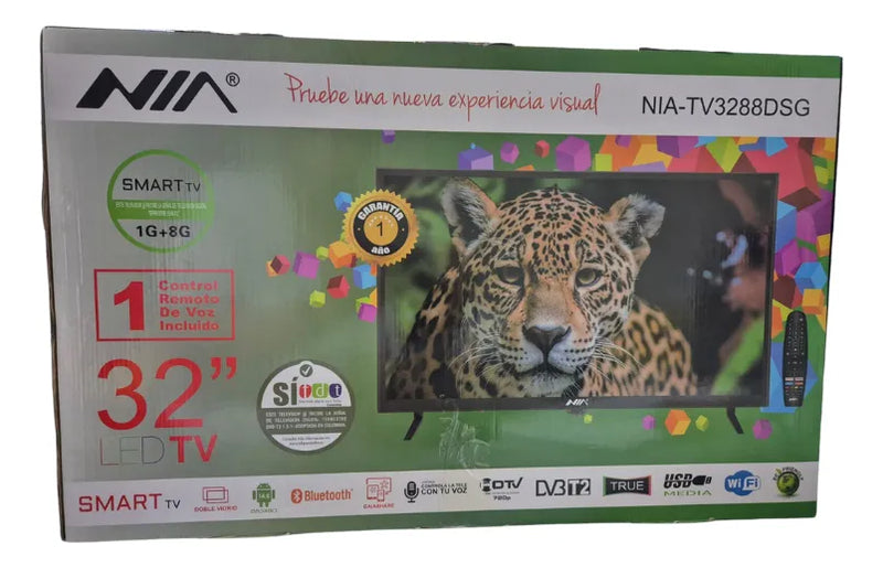 Tv Smart Nia De 32 Pulgadas Con Tdt Y Control De Voz