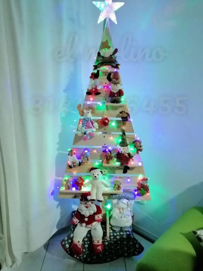 Árboles De Navidad En Madera Pino Canadiense