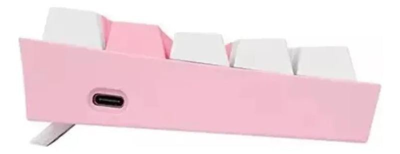 Teclado Redragon Fizz Pro K616-rgb Rosa/blanco Español Gamer Color Del Teclado Rosa Idioma Español Latinoamérica