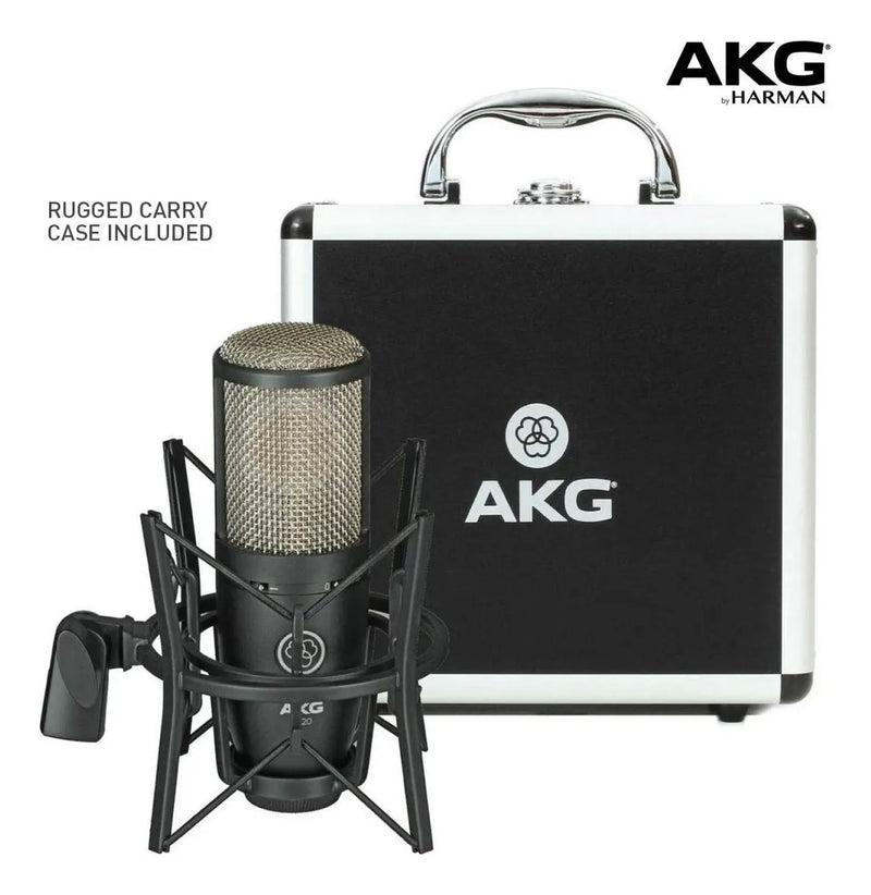 Micrófono AKG P220 Condensador Cardioide color negroS