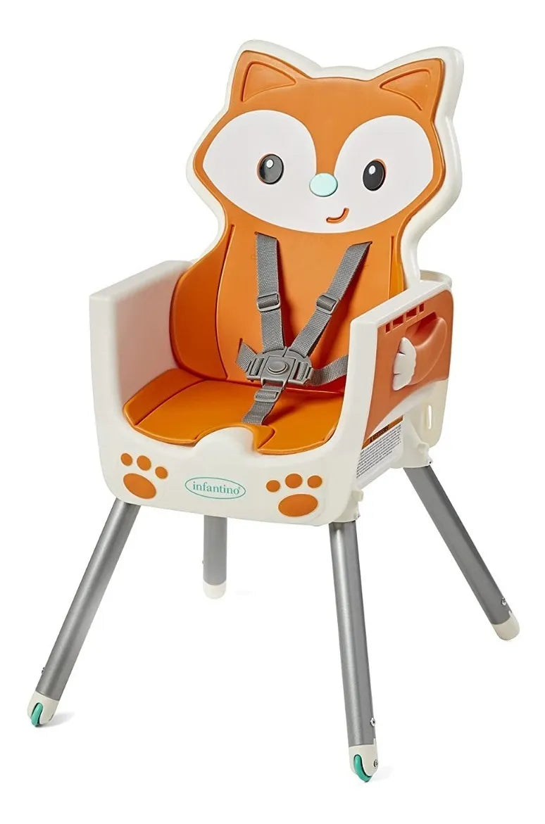 Silla Comedor Bebe Infantino 4 En 1 Zorrito Envio Hoy Grow With Me