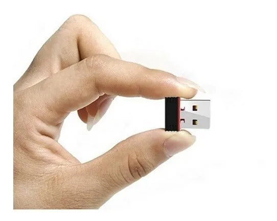 Adaptador Receptor Wifi Usb Tarjeta Nano 150mbps 802.11n Pc