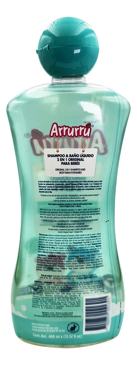 Shampoo Y Baño Liquido Arrurru