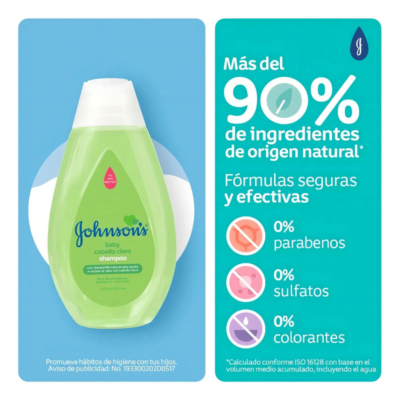 Shampoo Manzanilla 400ml Johnson & Johnson