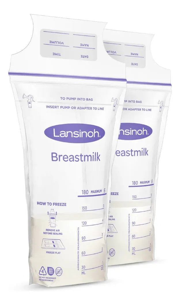 50 Bolsas Recolectoras Almacenar Leche Materna Lansinoh