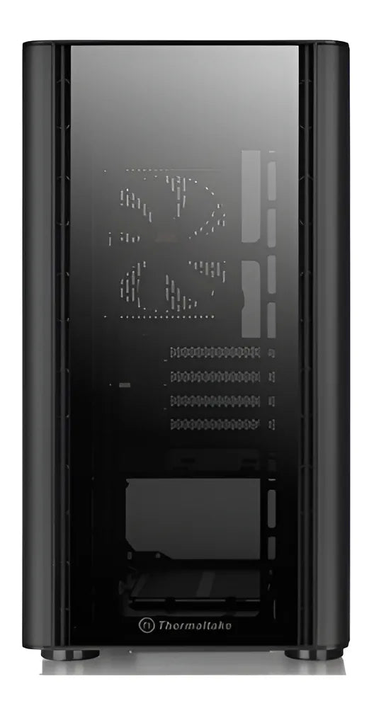 Chasis Gamer Thermaltake V150 Vidrio Templado Caja Atx Case Color Negro