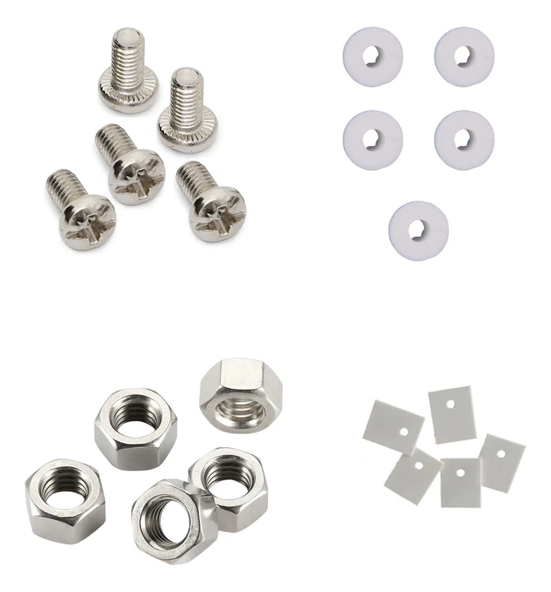 Kit De Aislante Electrónico Disipador Aluminio To-220