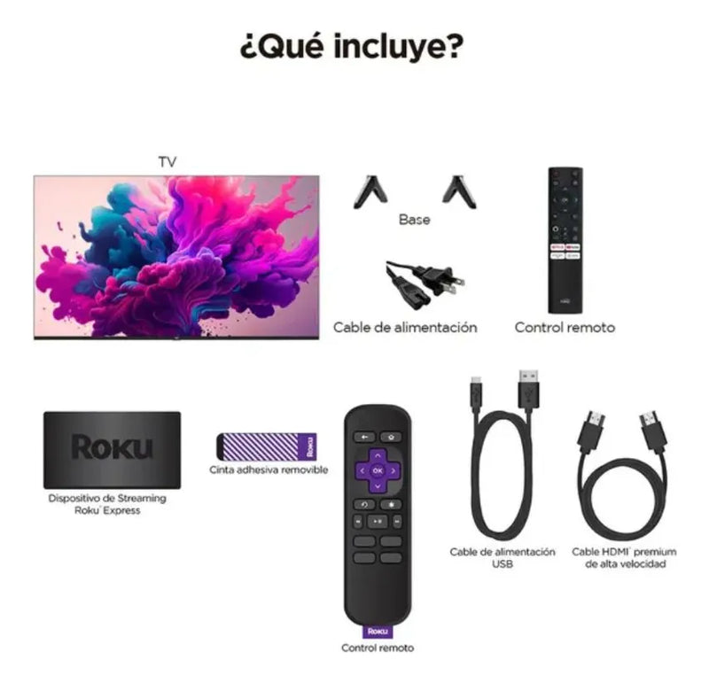 Tv Kalley 50 50sb300 4k Uhd Smart Tv + Roku Express