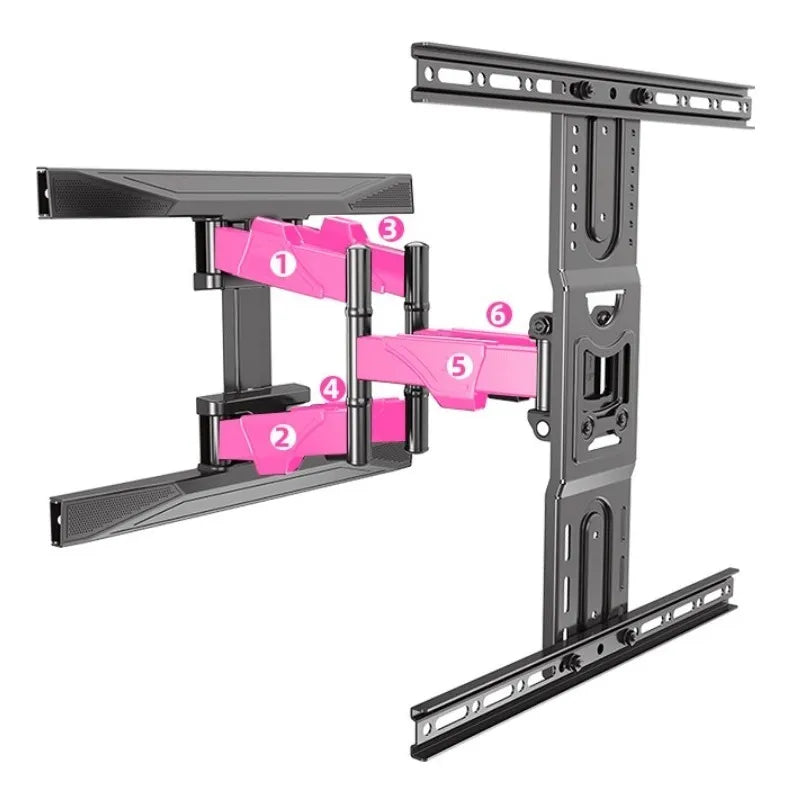 Soporte Para Tv Extensible Doble Nb Northbayou P6 De 40 A 75 Negro
