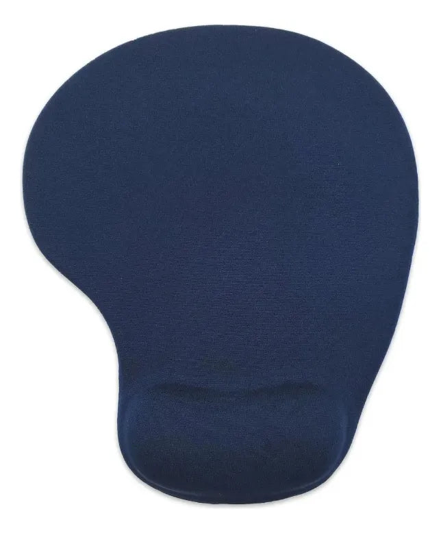 Mouse Pad Ergonómico Con Apoyo De Muñeca En Gel Azul Oscuro