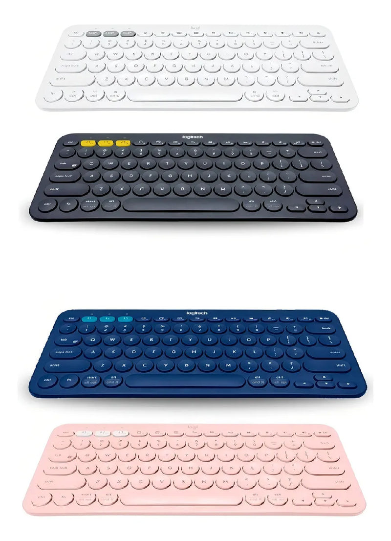 Logitech K380 Teclado Bluetooth Multi dispositivo Rosado Color del teclado Rosa Idioma Español