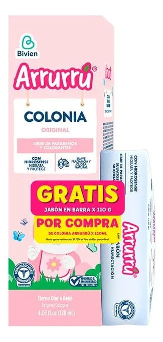 Colonia Arrurrú Bebé Rosada.