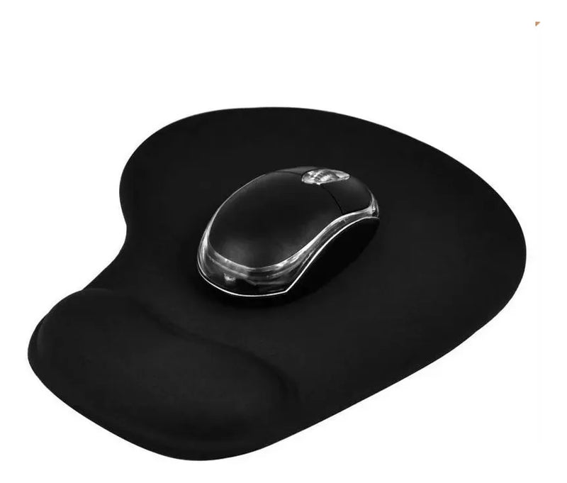 Pad Mouse En Gel Ergonómico Negro