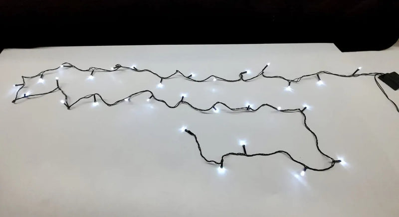 Luces Navideñas Para Arbol 500 Led Blanco Hielo