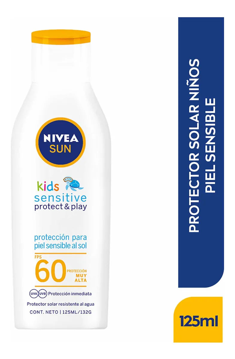 Nivea Sun Protect & Sensitive Kids Fps 60 125ml