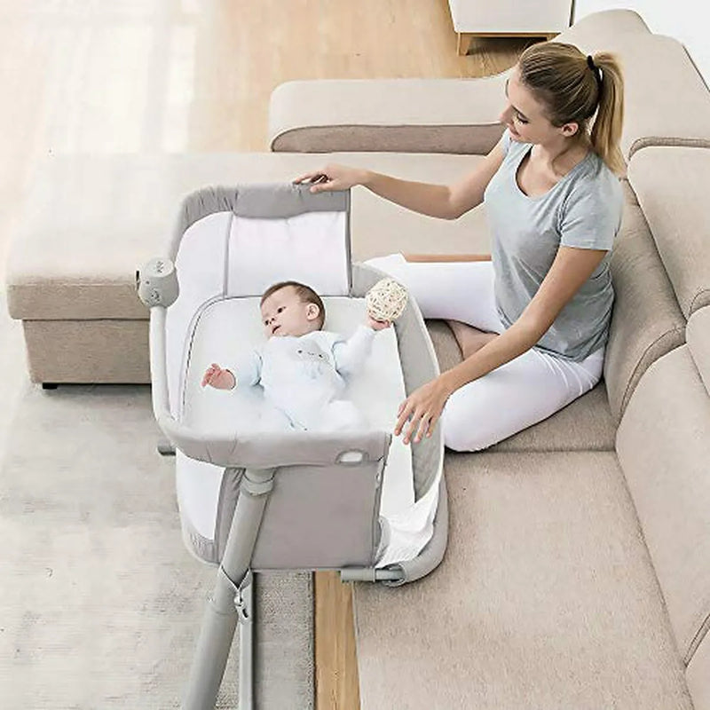 Bebé De La Cuna, Cama Cunas Ronbei De Noche Del Durmiente De