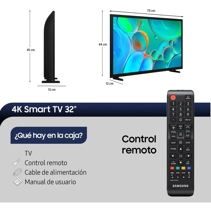 Smart Tv Samsung 32 Hd H5000f 4k (2025)