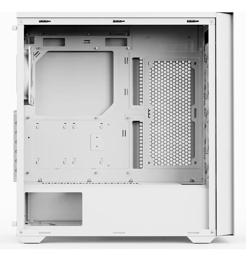 Chasis Gamer Atx Aerocool D502a-g-wt-v1 Blanco +4 Fan Rgb