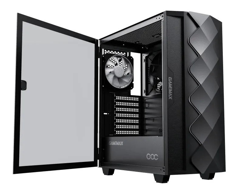 Chasis Gamer Diamond Coc Gamemax Negro