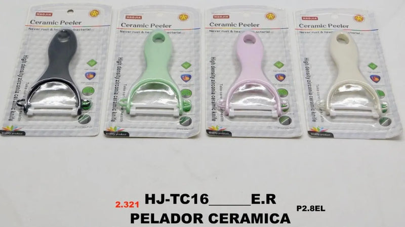 Pelador Manual Vertical Super Liviano Fruta Y Verdura Papas Multicolor