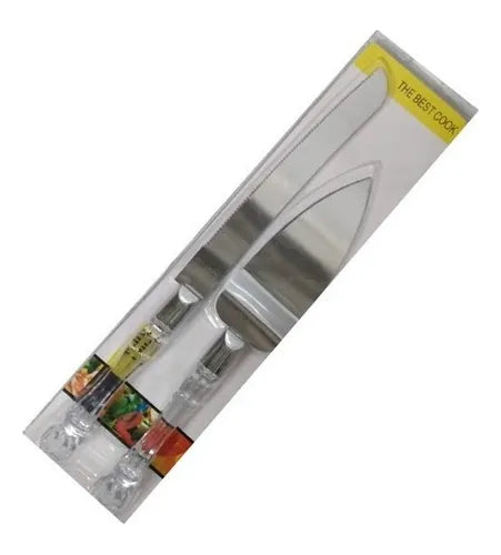 Cuchillo Pala Ponque Repostería Tortas Panadería 33cm,b-pa Plata