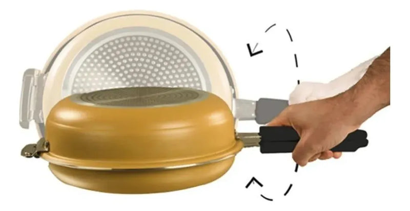 Sarten Doble Cara Antiadherente Grill Accesorio Cocina Hogar Diseño