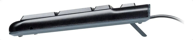 Teclado Logitech QWERTY Membrana español color negro