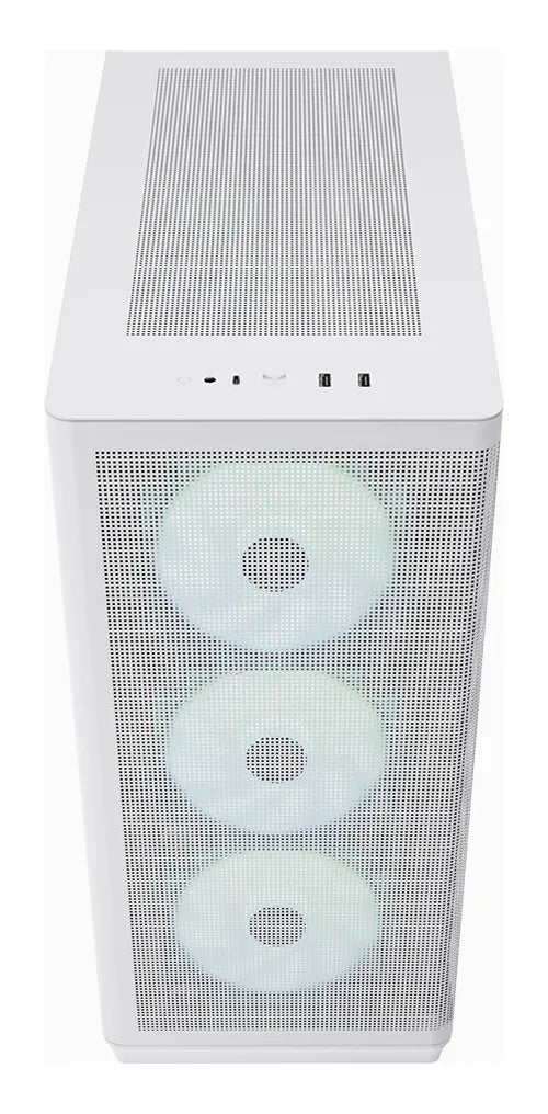 Chasis Gabinete Gamer Apnx C1 Blanco X4 Fan Argb