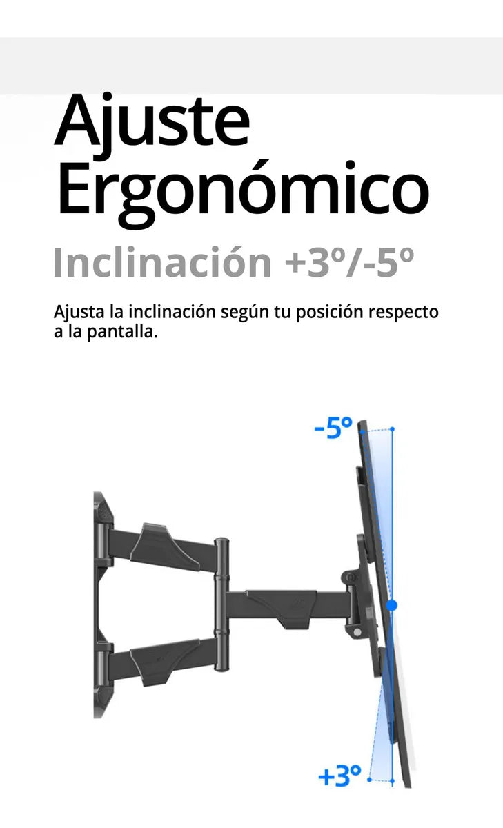 Soporte Tv North Bayou Nb-p5 Negro