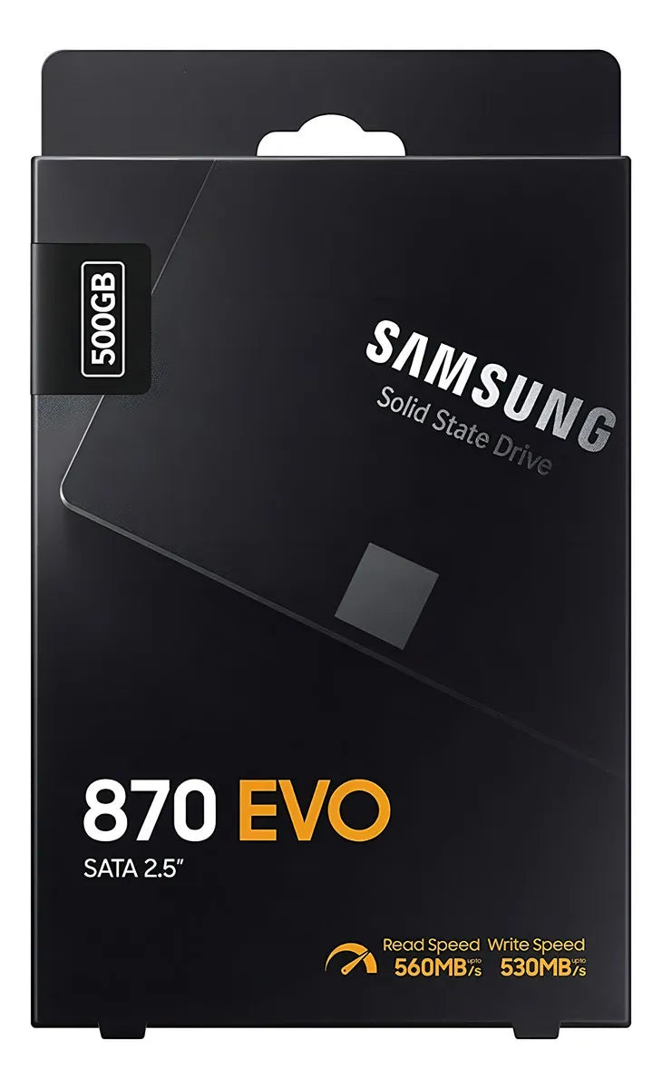 Disco sólido interno Samsung 870 EVO MZ-77E500 500GB negro