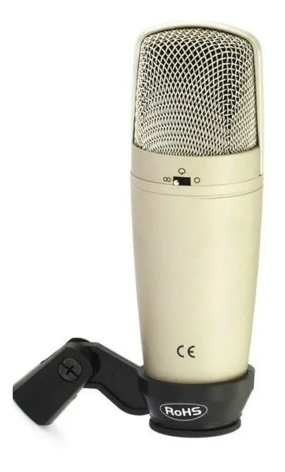 Microfono Behringer C3 Condenser Multi Patron - Oddity Color Dorado