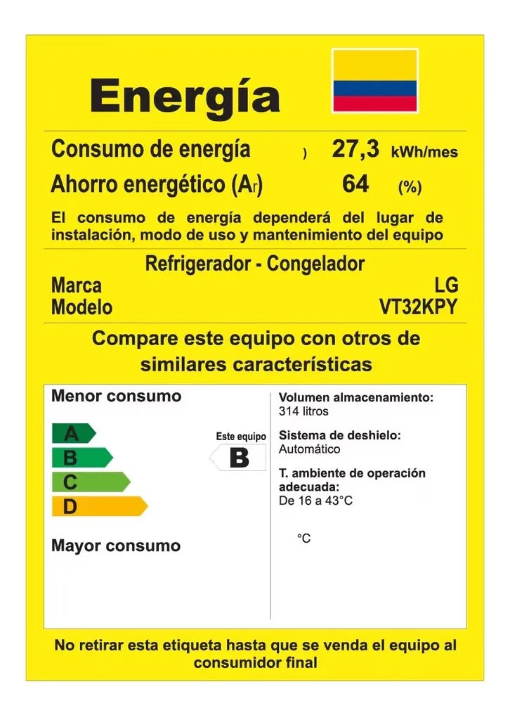 Nevera Lg Top Freezer Doorcooling Thinq 314 Lt Plateada Plateado