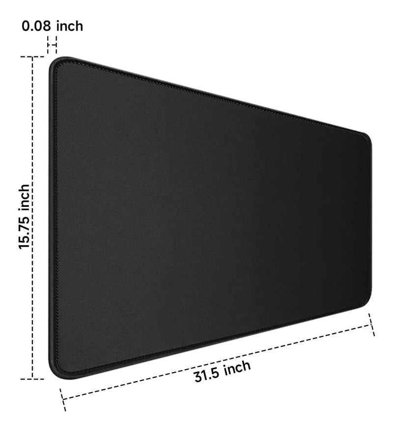 Mouse Pad Xxl 800x400mm Negro