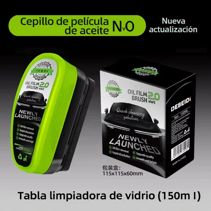 Limpiavidrios Ventanas Auto Película Oil Secado Instantaneo