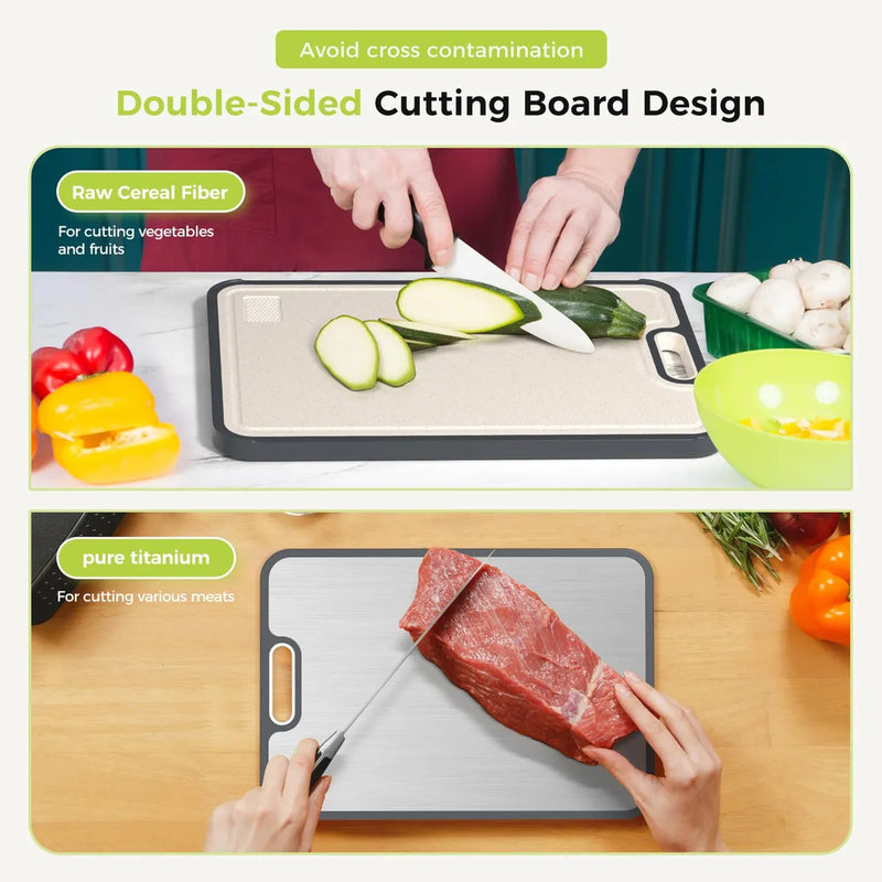Tablas De Cortar De Titanio Para Cocina, Tabla De Cortar De