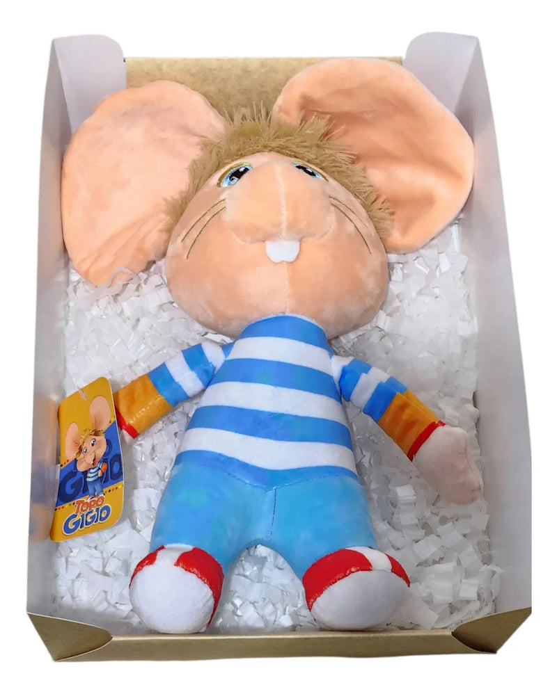 Peluche Topo Gigio, Incluye Caja De Regalo