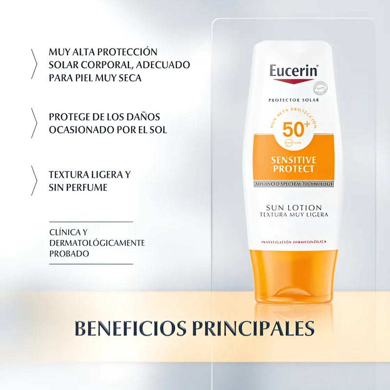 Protector Solar Corporal Eucerin Sun Sensitive Fps 50+ 150ml