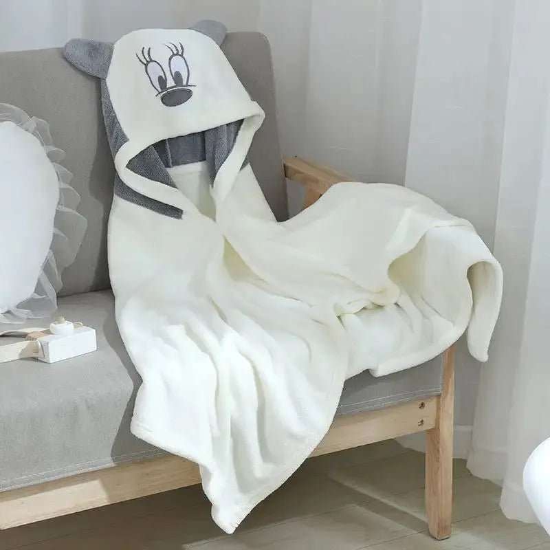 Toalla Capucha Microfibra Infantil Aseo Baño Ducha Animados Disponibilidad