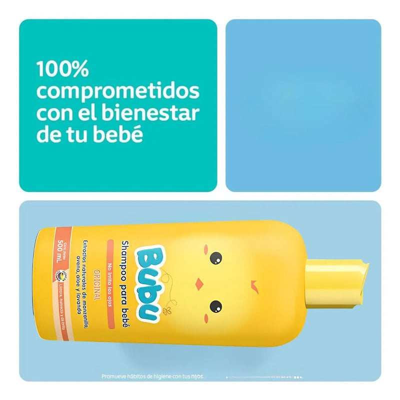 Shampoo Manzanilla 500 Ml Bubu Baby