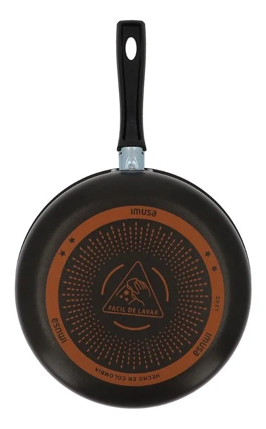 Set Sartén Jumbo 24cm + Perol 16cm Imusa Smart Negro