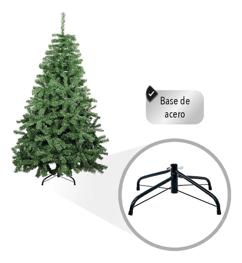 Árbol De Navidad Artificial 1.70 M Alta Calidad Color Verde