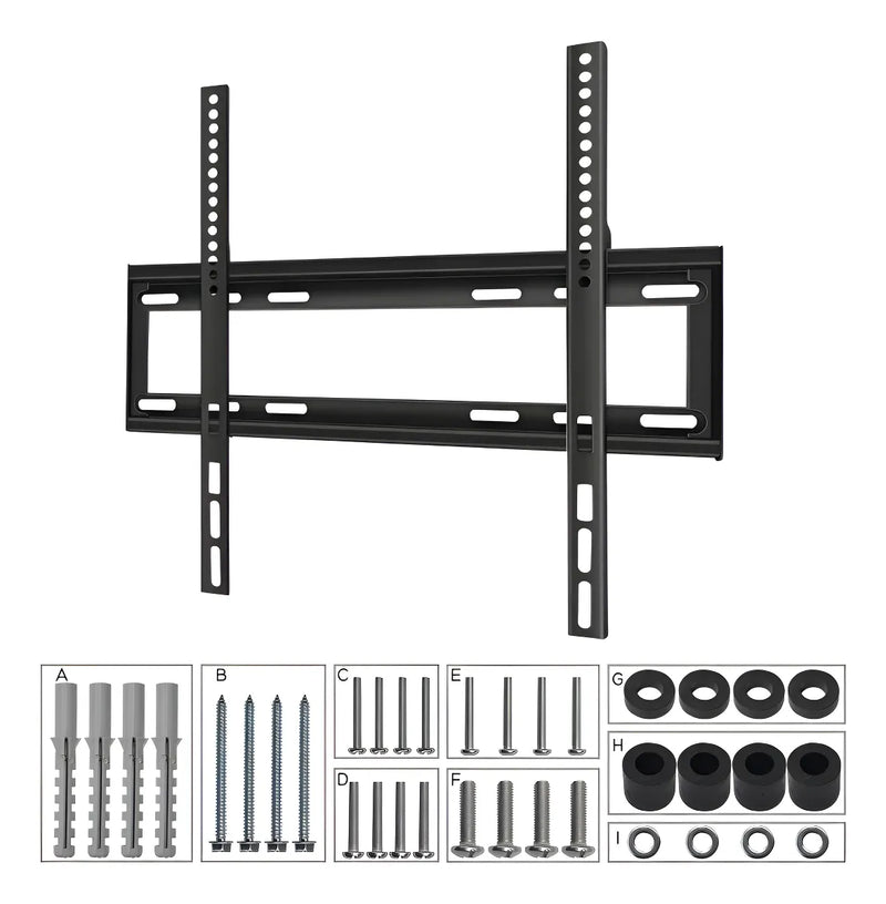 Soporte De Pared Para Tv 26 - 63 Mt-146 Color Negro